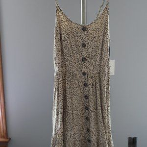 Medium Length Leopard Print Dress